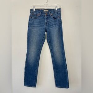 Madewell Straight Leg Jeans slim boy jeans - Medium Blue Denim